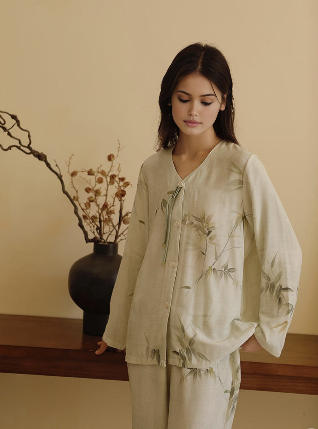 Loungewear Made of Double-Layer Bamboo Fiber Gauze