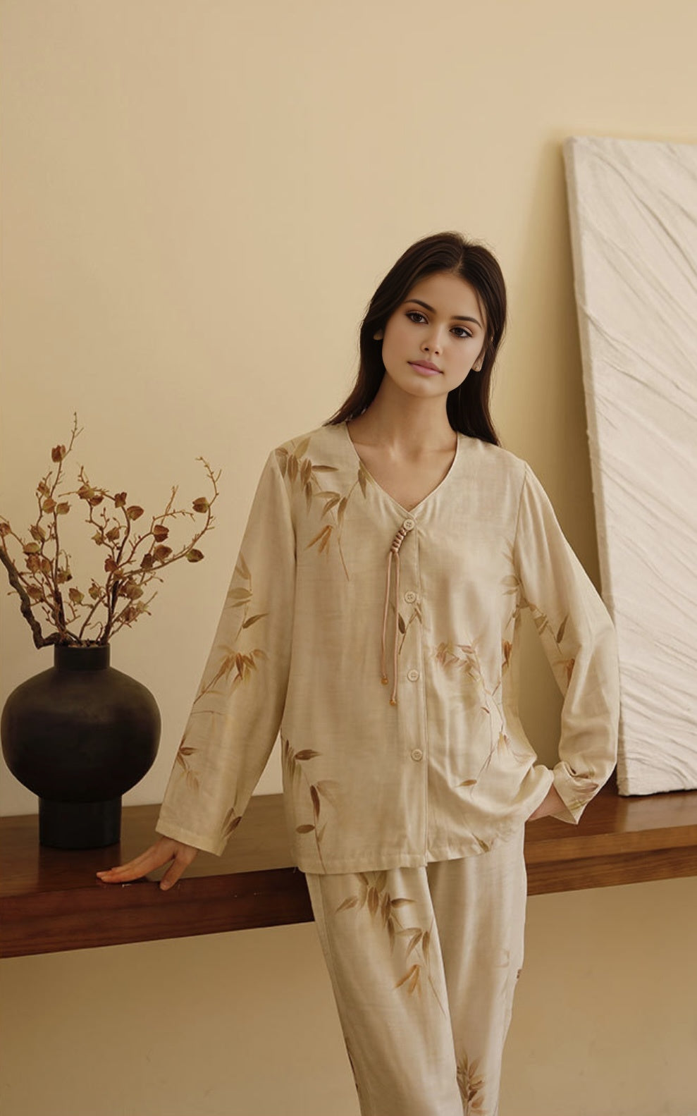 Loungewear Made of Double-Layer Bamboo Fiber Gauze