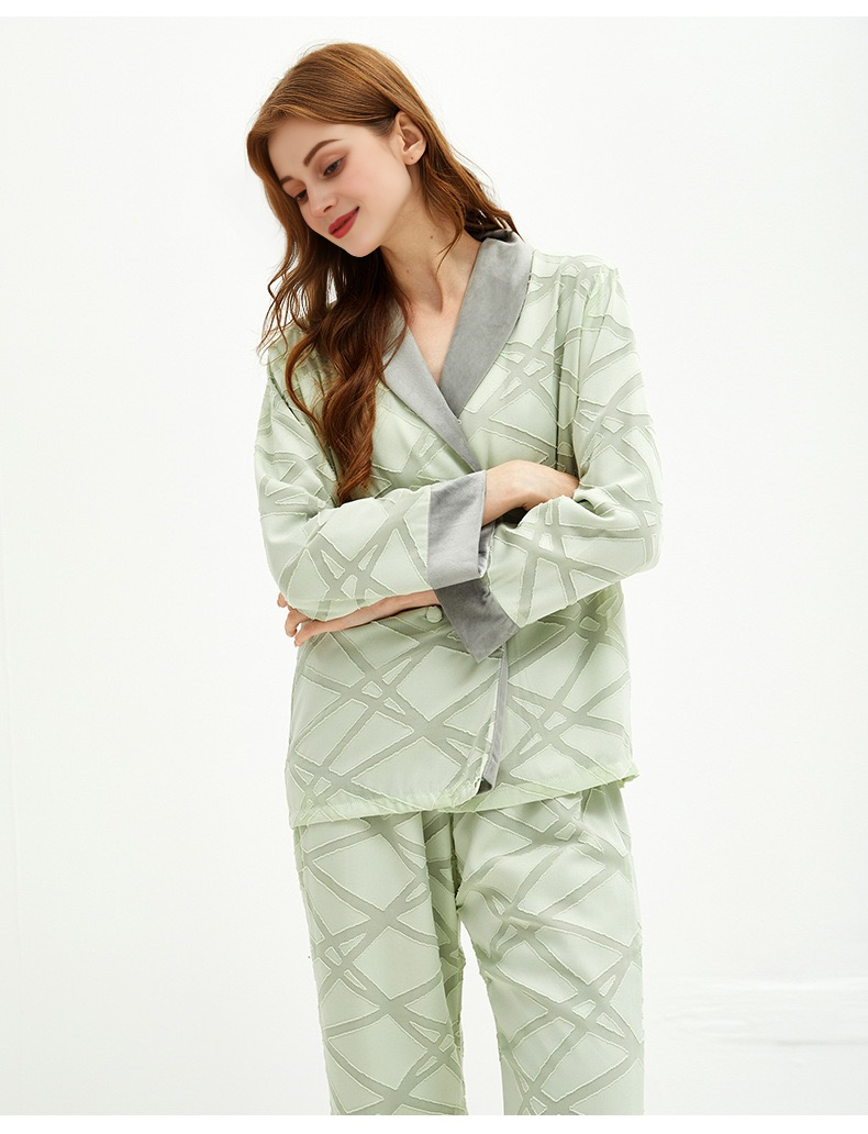 New fleece-lined thickened pajamas