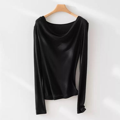 Skin-Soft TENCEL™ & Wool Blend Top – Lightweight Early-Fall Layer