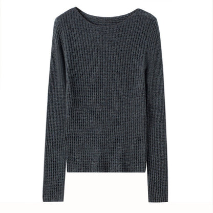 Pure Wool Stretch Knit Undershirt – Soft Base Layer