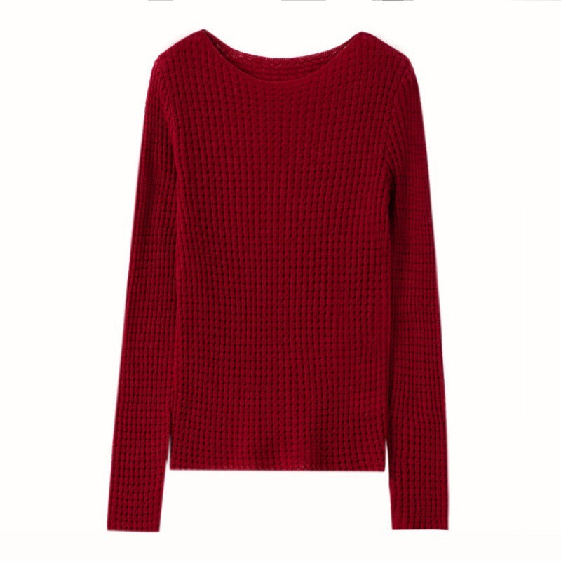 Pure Wool Stretch Knit Undershirt – Soft Base Layer