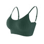 202401Adjustable strap seamless anti-slip Bra featuring a push-up wrap design, wireless support