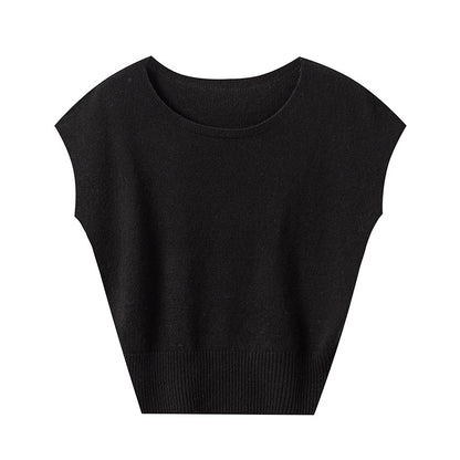 Seamless 100% Pure Wool Dropped Shoulder Sweater, Made from a Single Piece of Fabric 108