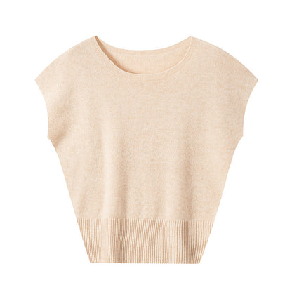 Seamless 100% Pure Wool Dropped Shoulder Sweater, Made from a Single Piece of Fabric 108