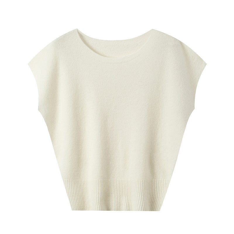 Seamless 100% Pure Wool Dropped Shoulder Sweater, Made from a Single Piece of Fabric 108