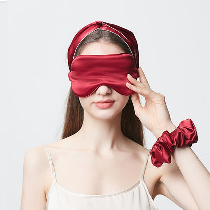 100% Silk Eye Mask - Dark Colors Series