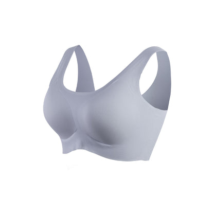 202408New Version  seamless sports bra, wrap design, wireless  anti-slip, push-up effect