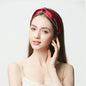 19mm Mulberry Silk Double-layer Headband Hair Tie Hair Hoop Facial——Multiple Color