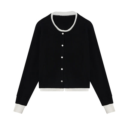 Color-block wool sweater