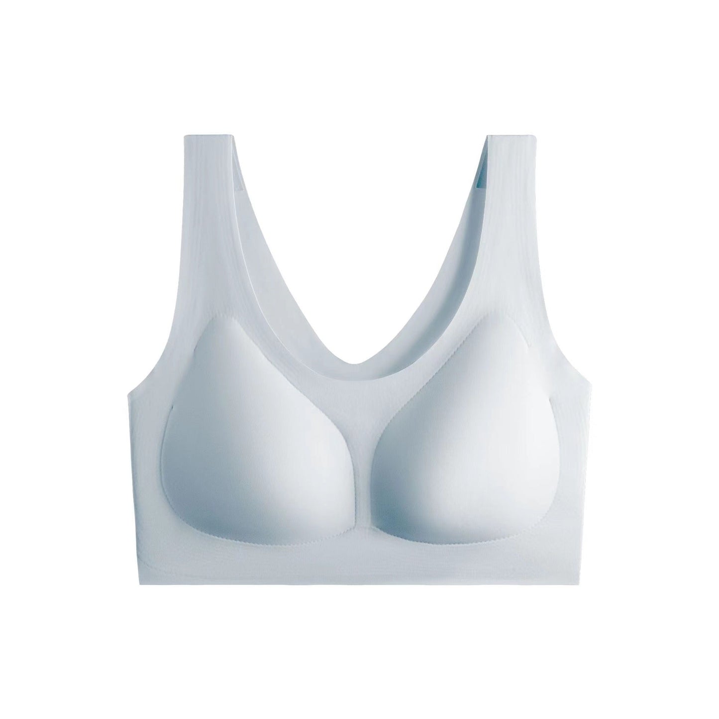 202408New Version  seamless sports bra, wrap design, wireless  anti-slip, push-up effect