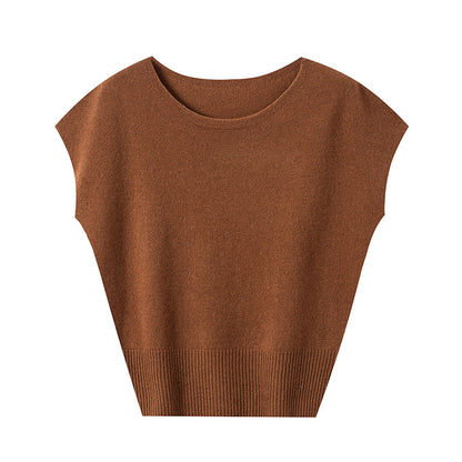 Seamless 100% Pure Wool Dropped Shoulder Sweater, Made from a Single Piece of Fabric 108