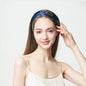 19mm Mulberry Silk Double-layer Headband Hair Tie Hair Hoop Facial——Multiple Color