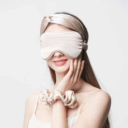 100% Silk Eye Mask - Dark Colors——Elegant Color Series