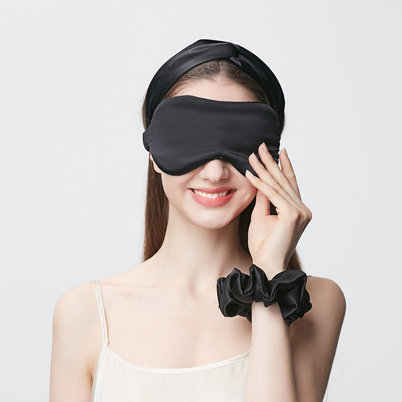 100% Silk Eye Mask - Dark Colors Series