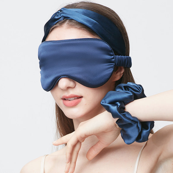 100% Silk Eye Mask - Dark Colors Series