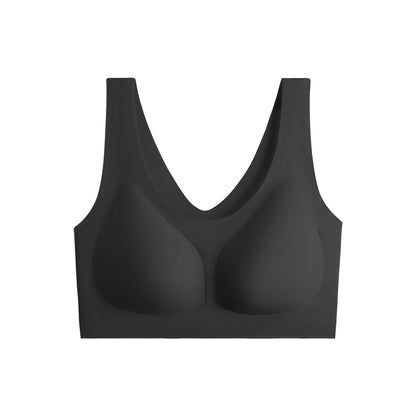 202408New Version  seamless sports bra, wrap design, wireless  anti-slip, push-up effect