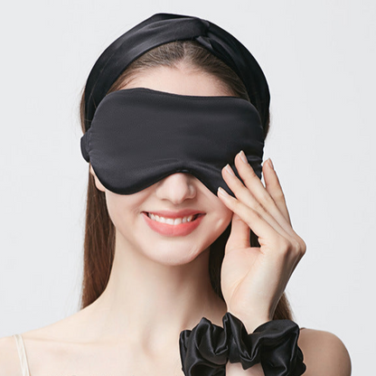 100% Silk Eye Mask - Dark Colors Series