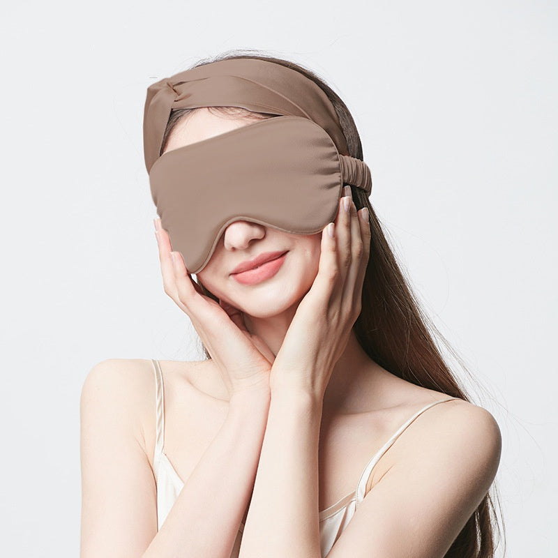 New* 100% Silk Eye Mask - Dark Colors——Earth Tones