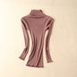 2024.1011 Mulberry Silk Turtleneck Slim-Fit Thermal Base Layer for Autumn