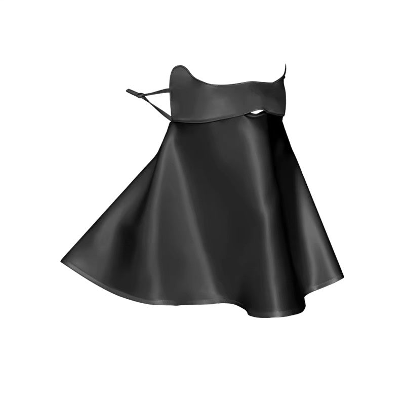 Half-face Sun Protection Mask with Neck Coverage, 3D Sunshade Dustproof Breathable Silk Mask for Women, Summer Anti-dust and Sandproof Mask