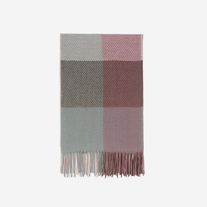 Premium Plaid Scarf - Faux Cashmere