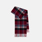 100% Wool Scarf - Premium Minimalist Plaid Design for Women