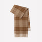 100% Wool Scarf - Premium Minimalist Plaid Design for Women