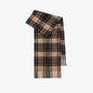 100% Wool Scarf - Premium Minimalist Plaid Design for Women