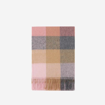 New Color Wool Scarf - Premium Minimalist Plaid Design