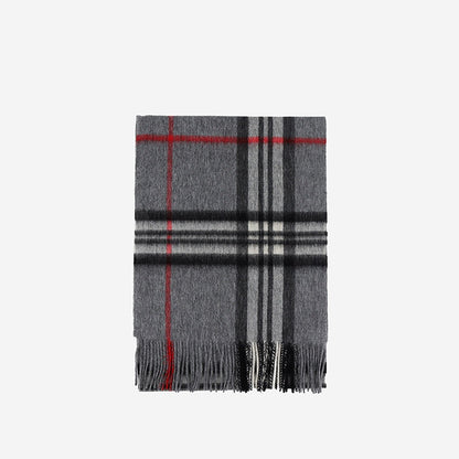 New Color Wool Scarf - Premium Minimalist Plaid Design