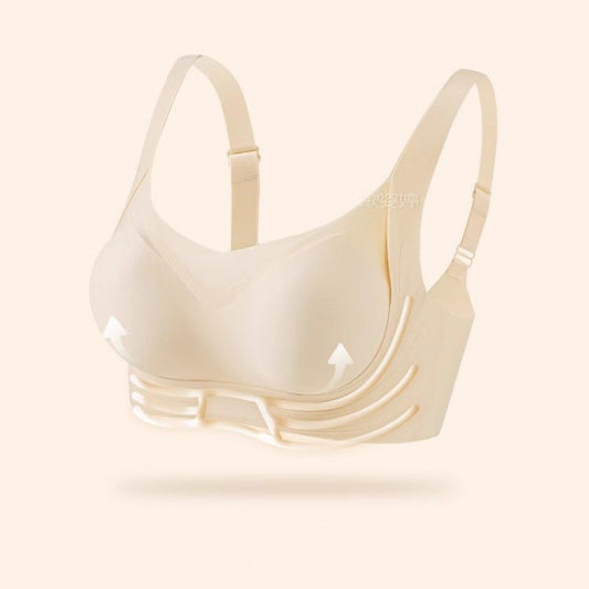 Minimizing Gathering Bra Adjustable Design for Full Bust, Side Support Enhanced Shape