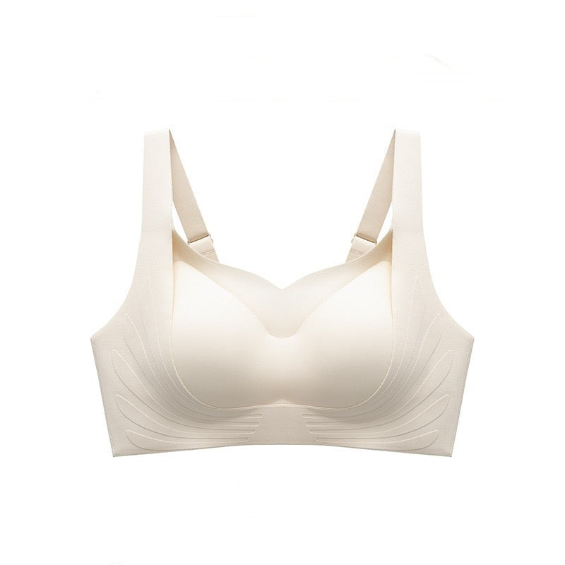Minimizing Gathering Bra Adjustable Design for Full Bust, Side Support Enhanced Shape