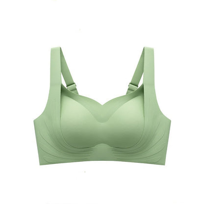 Minimizing Gathering Bra Adjustable Design for Full Bust, Side Support Enhanced Shape