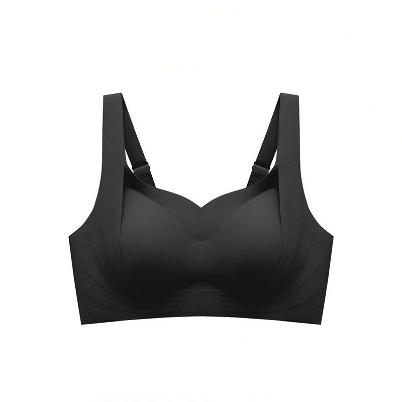 Minimizing Gathering Bra Adjustable Design for Full Bust, Side Support Enhanced Shape