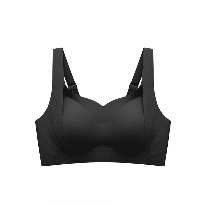 Minimizing Gathering Bra Adjustable Design for Full Bust, Side Support Enhanced Shape