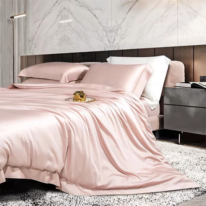 High-end 100-thread count double-sided orchid silky four-piece set