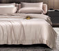 High-end 100-thread count double-sided orchid silky four-piece set