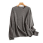 Seamless Woolen Sweater - Women’s 100% Pure Wool Base Layer Knitwear