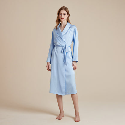 Rhinestone silky luxury robe