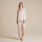 Hot diamond pajamas set for women summer high-end ice silk pajamas